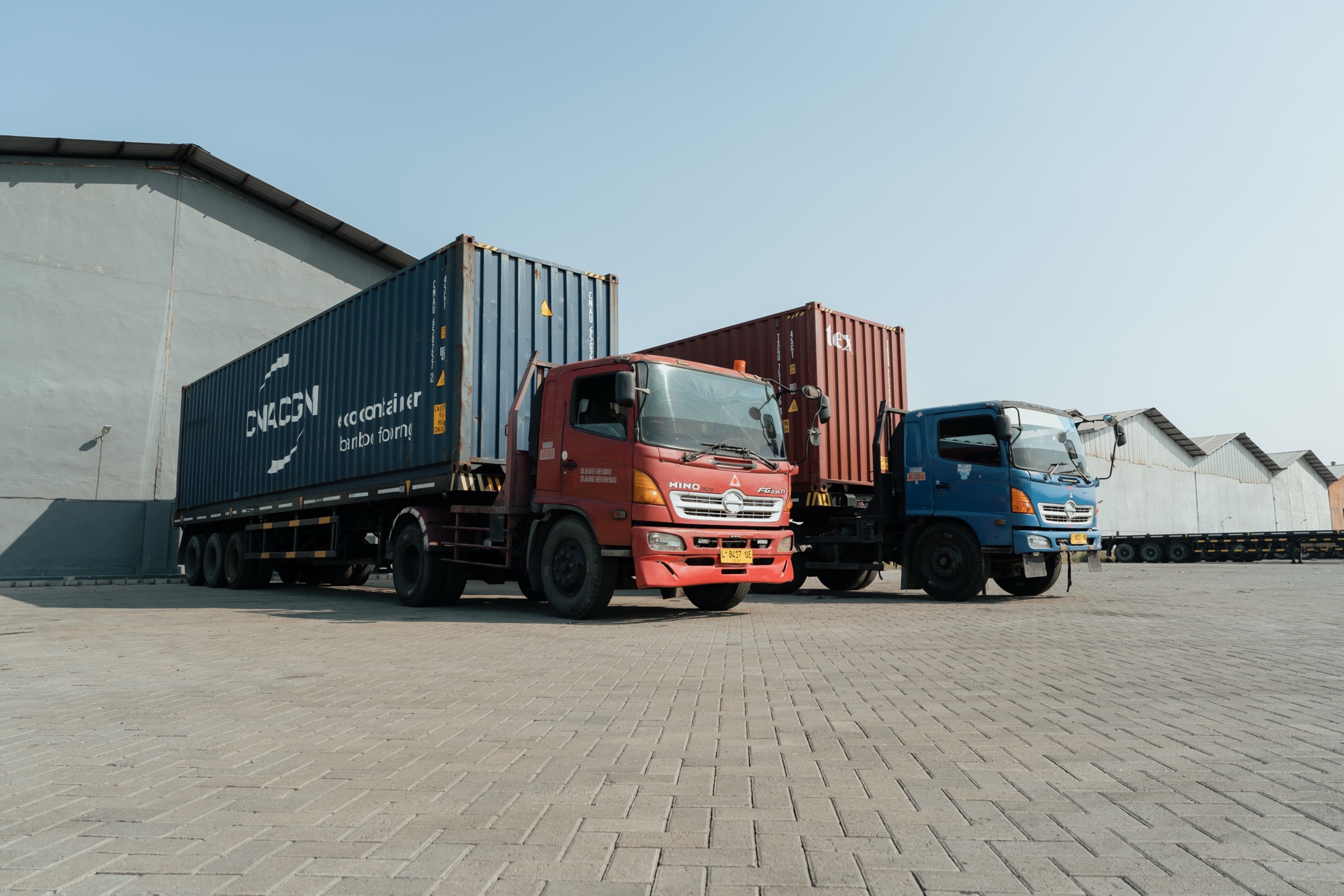 Container truck fleet